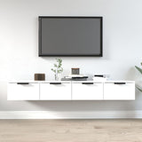 NNEVL Wall Cabinets 2 pcs White 68x30x20 cm Engineered Wood