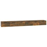 NNEVL Wall Cabinets 2 pcs Smoked Oak 102x30x20 cm Engineered Wood