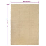 NNEVL Rug Rectangular Natural 120x180 cm Cotton