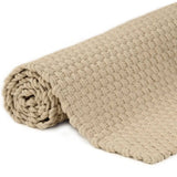 NNEVL Rug Rectangular Natural 160x230 cm Cotton
