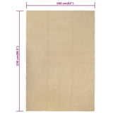 NNEVL Rug Rectangular Natural 160x230 cm Cotton