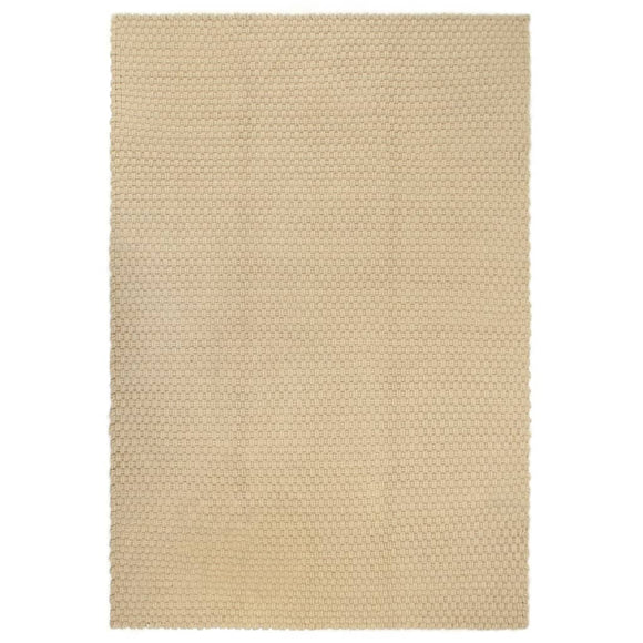 NNEVL Rug Rectangular Natural 180x250 cm Cotton