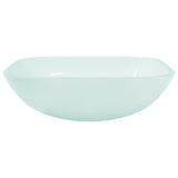 NNEVL Basin Glass 42x42x14 cm Frosted