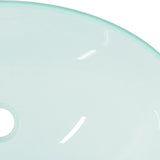 NNEVL Basin Tempered Glass 54.5x35x15.5 cm Frosted