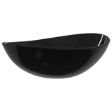 NNEVL Basin Tempered Glass 54.5x35x15.5 cm Black