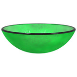NNEVL Basin Tempered Glass 42x14 cm Green