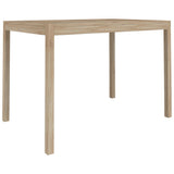 NNEVL Dining Table 110x70x75 cm Solid Wood Acacia