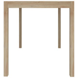 NNEVL Dining Table 110x70x75 cm Solid Wood Acacia