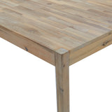 NNEVL Dining Table 110x70x75 cm Solid Wood Acacia