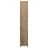 NNEVL 6-Tier Bookcase 80x30x170 cm Solid Wood Acacia