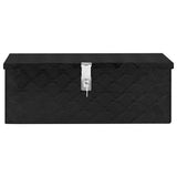 NNEVL Storage Box Black 70x31x27 cm Aluminium