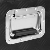 NNEVL Storage Box Black 70x31x27 cm Aluminium