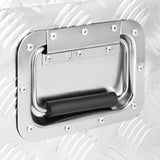 NNEVL Storage Box Silver 90x47x33.5 cm Aluminium