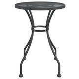 NNEVL 5 Piece Garden Dining Set Expanded Metal Mesh Anthracite
