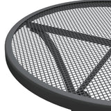 NNEVL 5 Piece Garden Dining Set Expanded Metal Mesh Anthracite