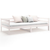 NNEVL Day Bed White 92x187 cm Single Bed Size Solid Wood Pine