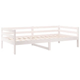 NNEVL Day Bed White 92x187 cm Single Bed Size Solid Wood Pine