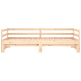 NNEVL Pull-out Day Bed 2x(92x187) cm Solid Wood Pine