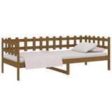NNEVL Day Bed Honey Brown 90x190 cm Solid Wood Pine