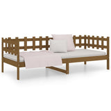 NNEVL Day Bed Honey Brown 90x190 cm Solid Wood Pine