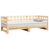 NNEVL Pull-out Day Bed 2x(90x190) cm Solid Wood Pine