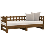 NNEVL Pull-out Day Bed Honey Brown 2x(90x190) cm Solid Wood Pine