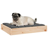 NNEVL Dog Bed 61.5x49x9 cm Solid Wood Pine
