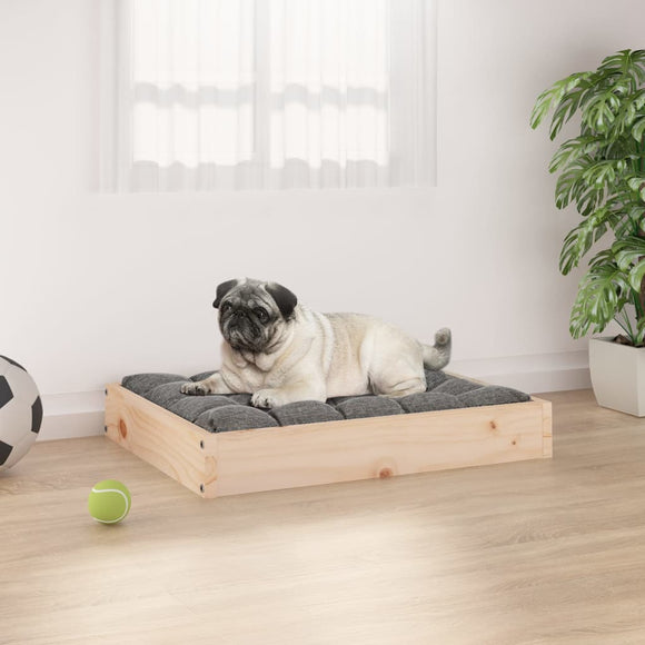NNEVL Dog Bed 61.5x49x9 cm Solid Wood Pine