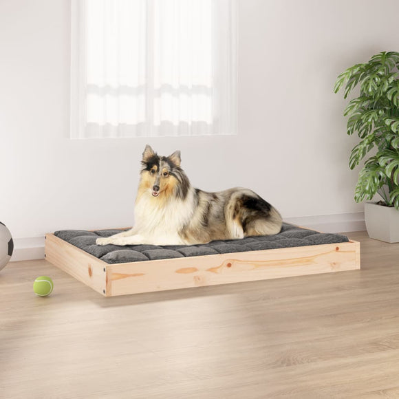NNEVL Dog Bed 91.5x64x9 cm Solid Wood Pine