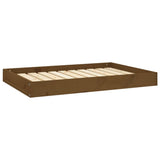 NNEVL Dog Bed Honey Brown 91.5x64x9 cm Solid Wood Pine
