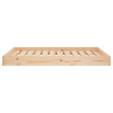 NNEVL Dog Bed 101.5x74x9 cm Solid Wood Pine