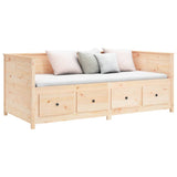 NNEVL Day Bed 80x200 cm Solid Wood Pine