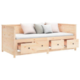 NNEVL Day Bed 80x200 cm Solid Wood Pine