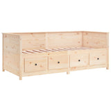 NNEVL Day Bed 80x200 cm Solid Wood Pine