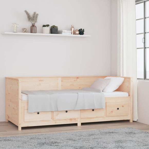 NNEVL Day Bed 80x200 cm Solid Wood Pine