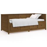 NNEVL Day Bed Honey Brown 80x200 cm Solid Wood Pine