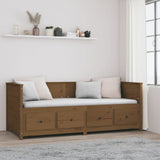 NNEVL Day Bed Honey Brown 80x200 cm Solid Wood Pine