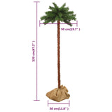 NNEVL Artificial Palm Tree with LEDs 120 cm