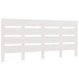 NNEVL Headboard White 180x3x80 cm Solid Wood Pine