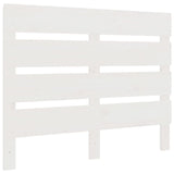 NNEVL Headboard White 75x3x80 cm Solid Wood Pine