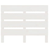 NNEVL Headboard White 75x3x80 cm Solid Wood Pine