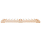 NNEVL Pallet Bed 92x187 cm Solid Wood Pine Single Bed Size
