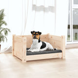 NNEVL Dog Bed 55.5x45.5x28 cm Solid Pine Wood