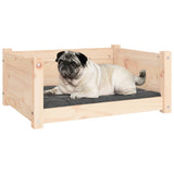 NNEVL Dog Bed 65.5x50.5x28 cm Solid Pine Wood