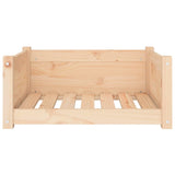 NNEVL Dog Bed 65.5x50.5x28 cm Solid Pine Wood