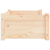 NNEVL Dog Bed 65.5x50.5x28 cm Solid Pine Wood