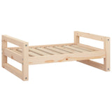 NNEVL Dog Bed 75.5x55.5x28 cm Solid Pine Wood