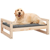 NNEVL Dog Bed 75.5x55.5x28 cm Solid Pine Wood