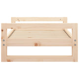 NNEVL Dog Bed 75.5x55.5x28 cm Solid Pine Wood