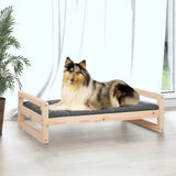 NNEVL Dog Bed 95.5x65.5x28 cm Solid Pine Wood